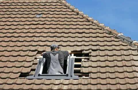 Pose de velux - Étretat